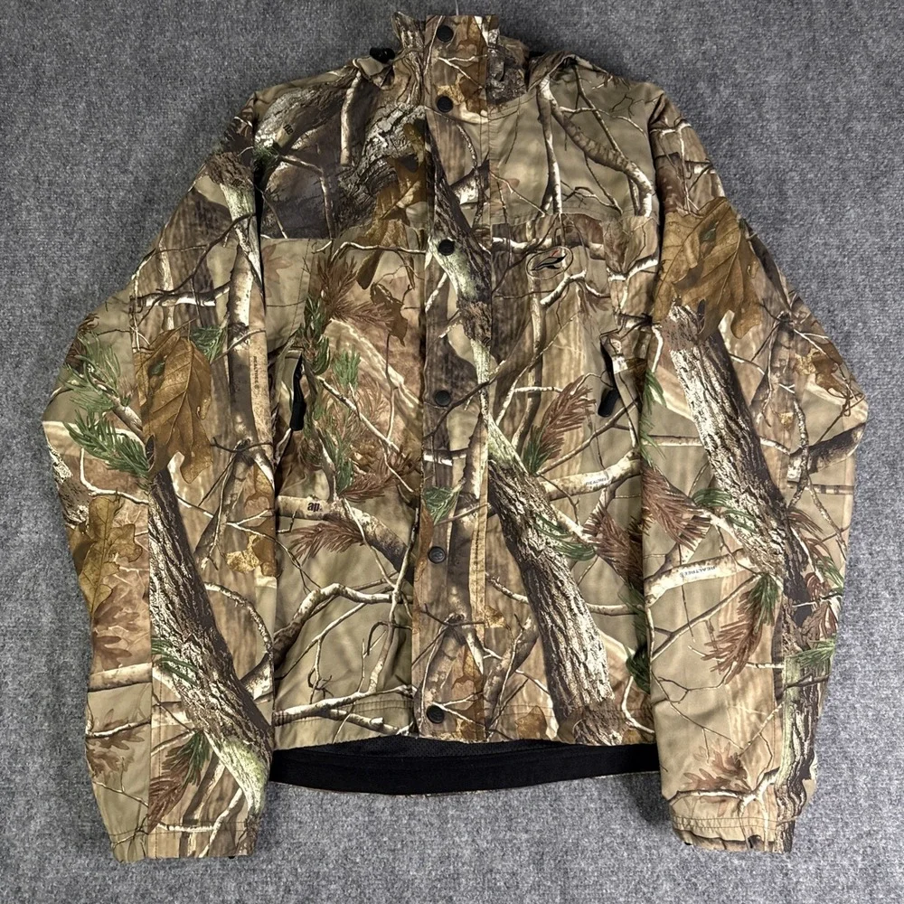 RedHead Realtree AP Camo M Full Zip Hooded Thunderlight Rain Jacket And Pants